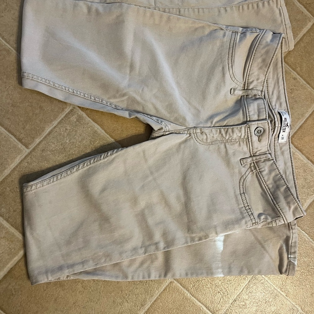 Hollister Vintage Light Tan Jeans